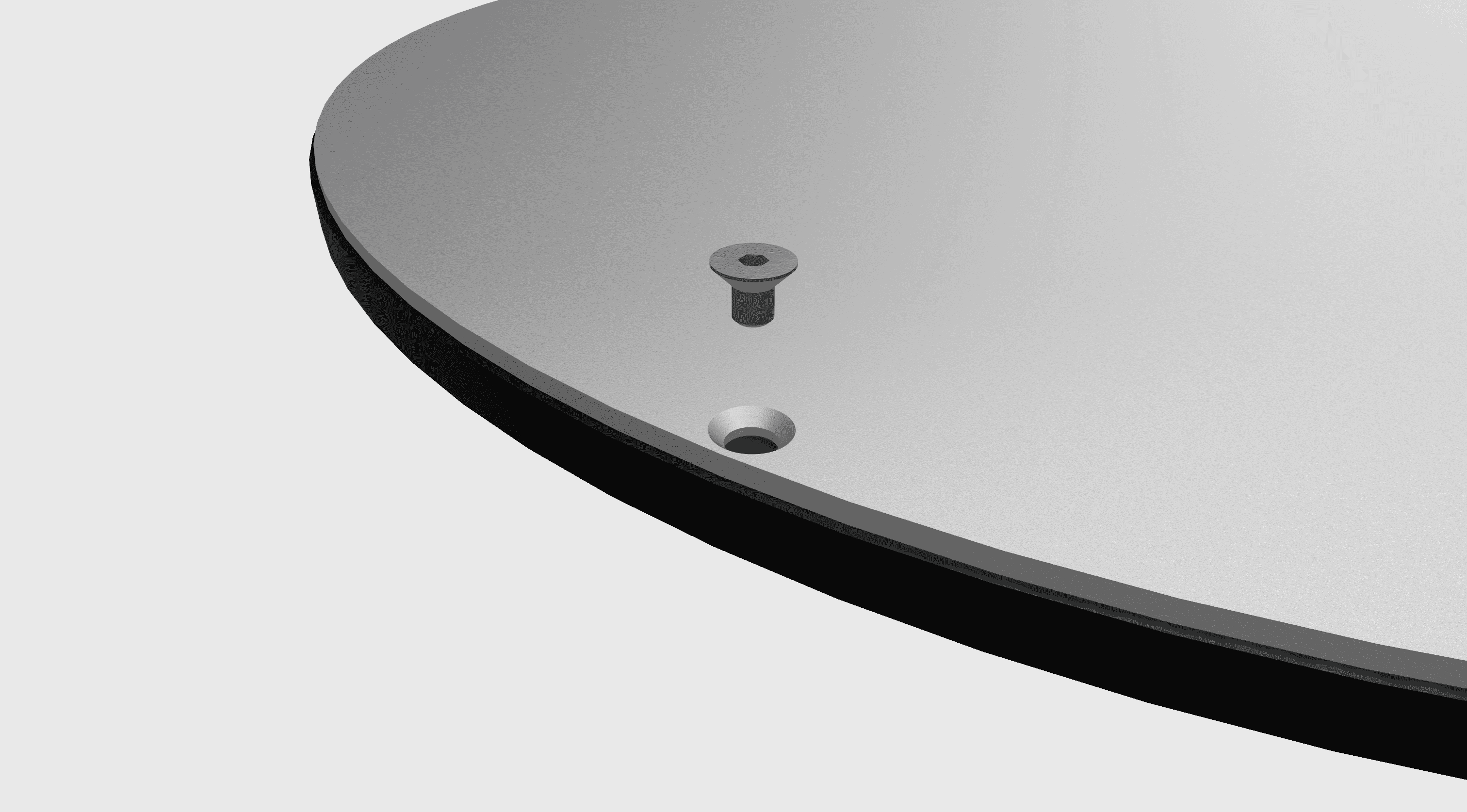 Detail — Verschraubung des Rings