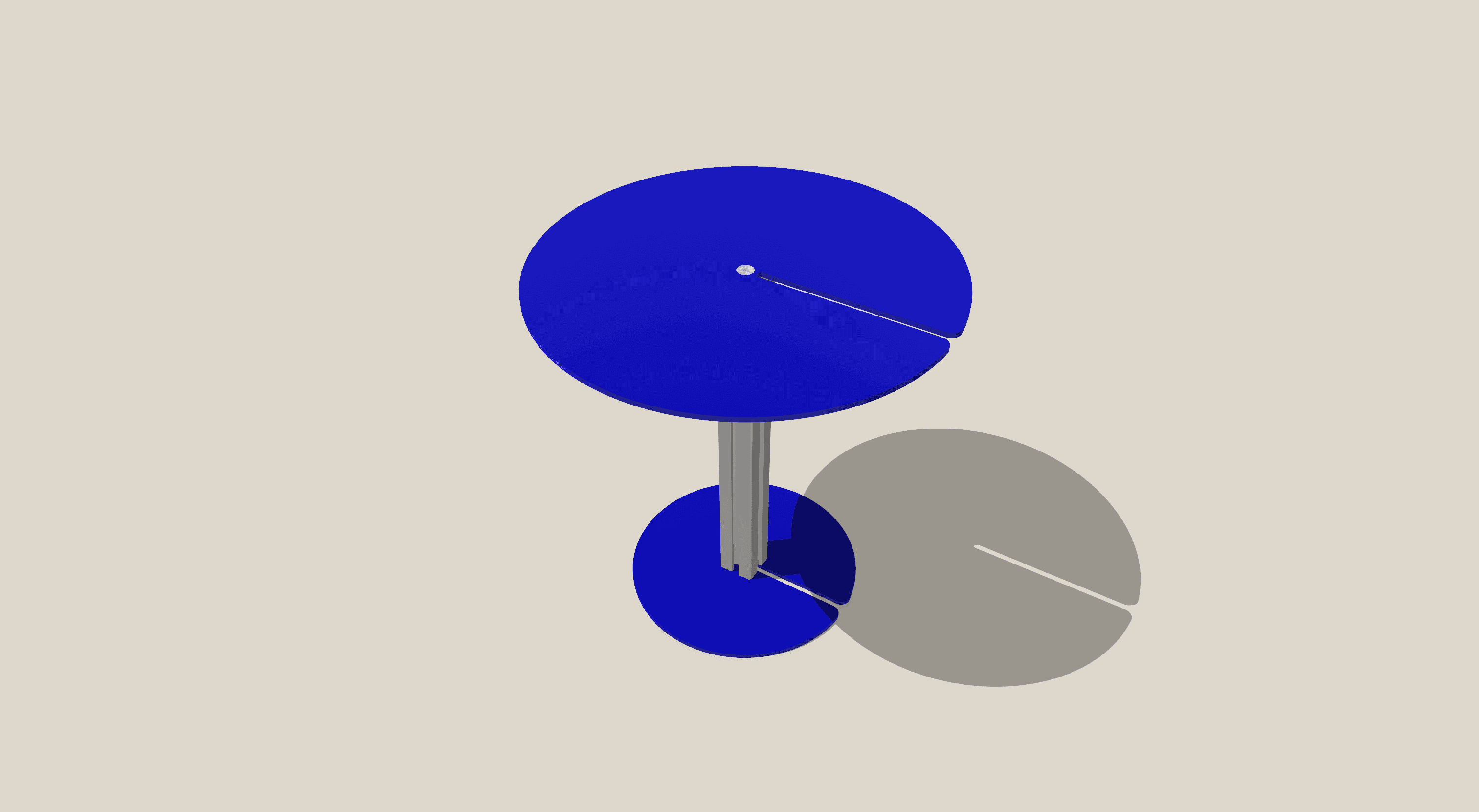 Konstruktion — INC1 in Blau
